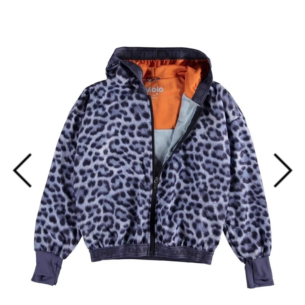 Molo Blue Leopard Kids Hoodie Euro size 170 to 176